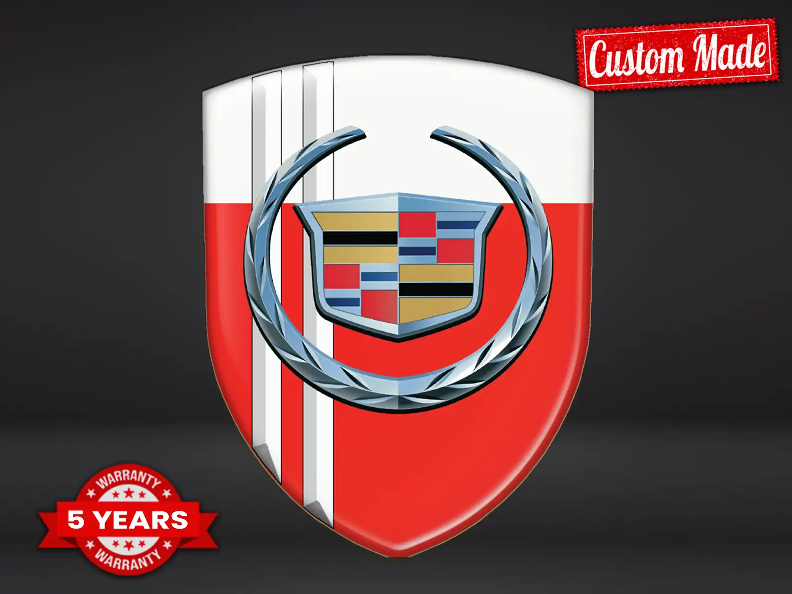 Cadillac Gedruckte Logo-Aufkleber Anpassbar
